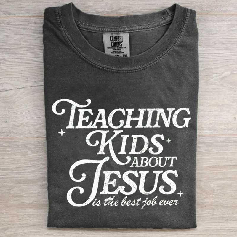 Teaching Kids About Jesus T-shirt-Teevibe