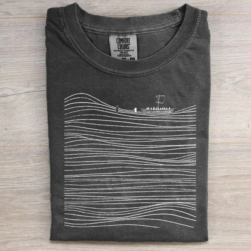 Walk on Water Boho Christian T-shirt-Teevibe