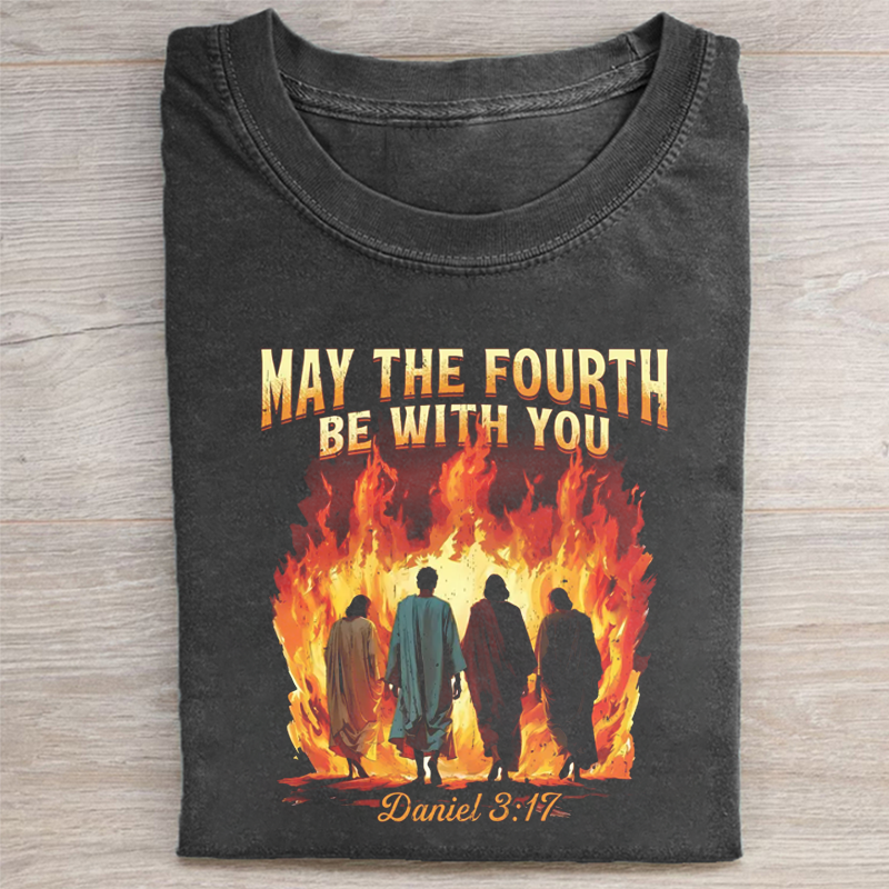 May The Fourth Be With You Daniel 317 T-shirt-Teevibe