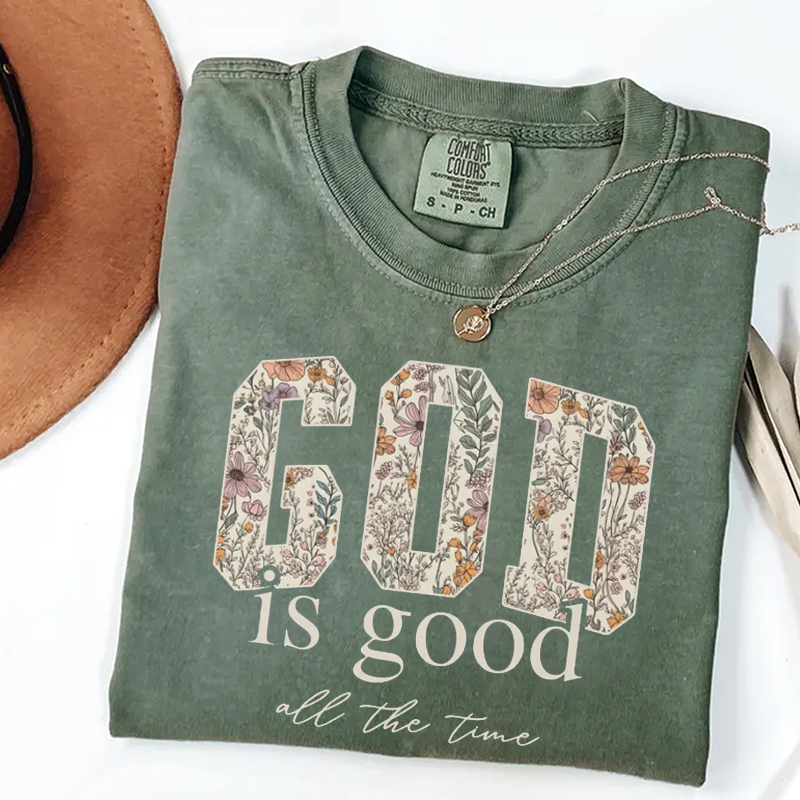 God is good Christian T-shirt-Teevibe
