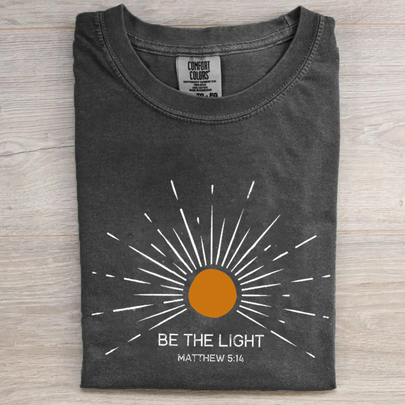 Be The Light Bible Verse T-shirt-Teevibe