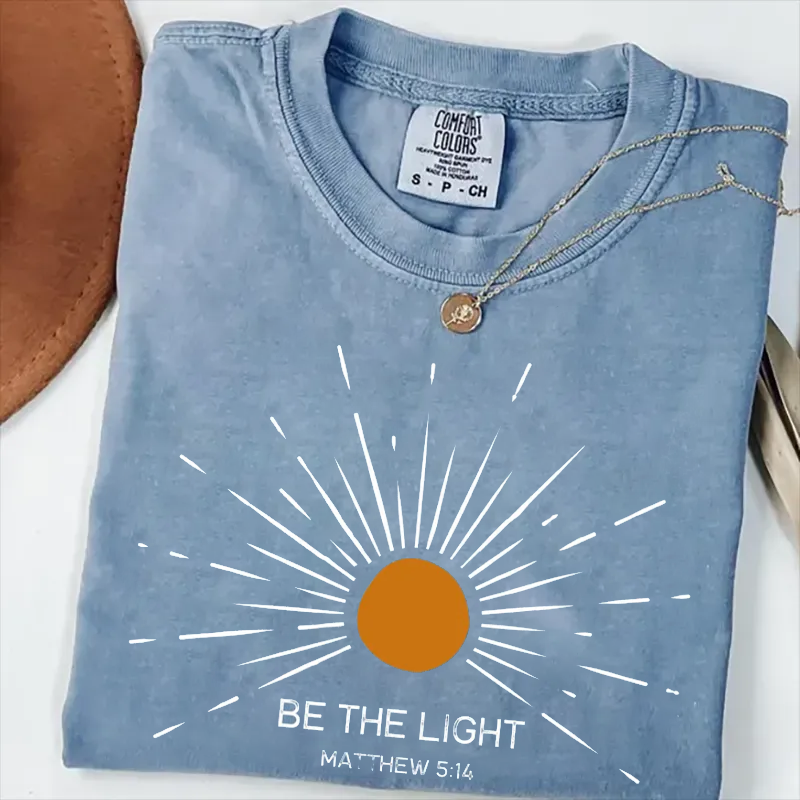 Be The Light Bible Verse T-shirt-Teevibe