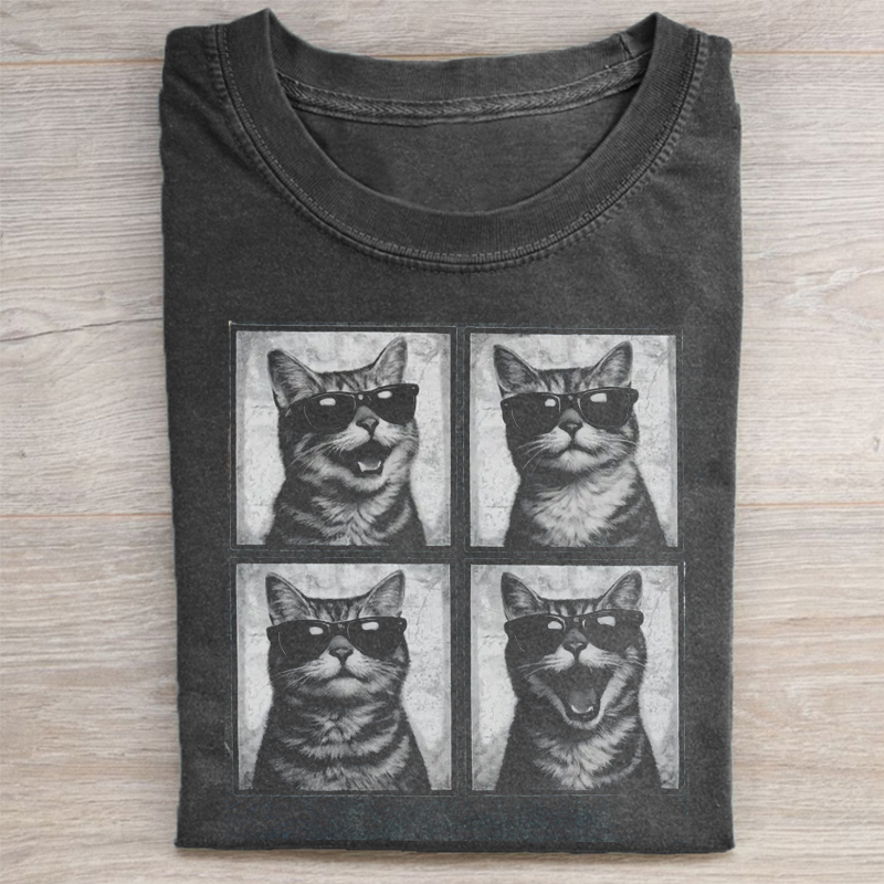 Funny Cat T-shirt-Teevibe