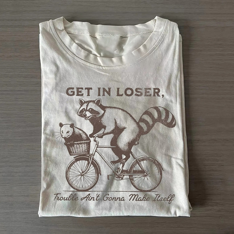 Get In Loser Meme T-Shirt-Teevibe