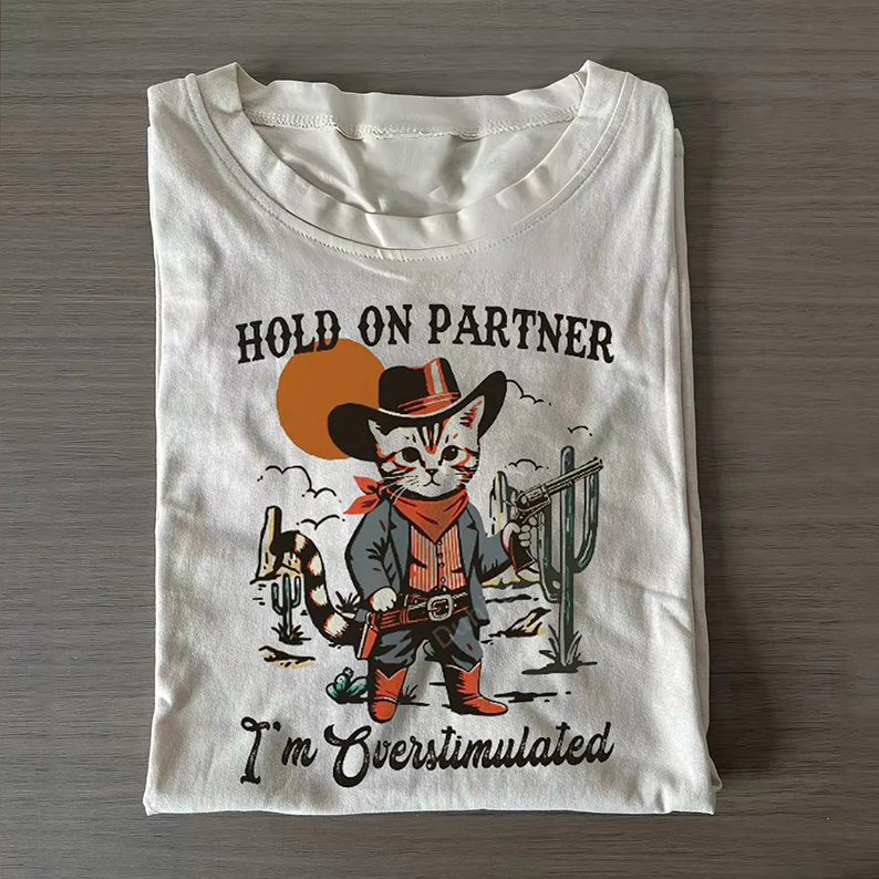Hold On Partner T-Shirt-Teevibe