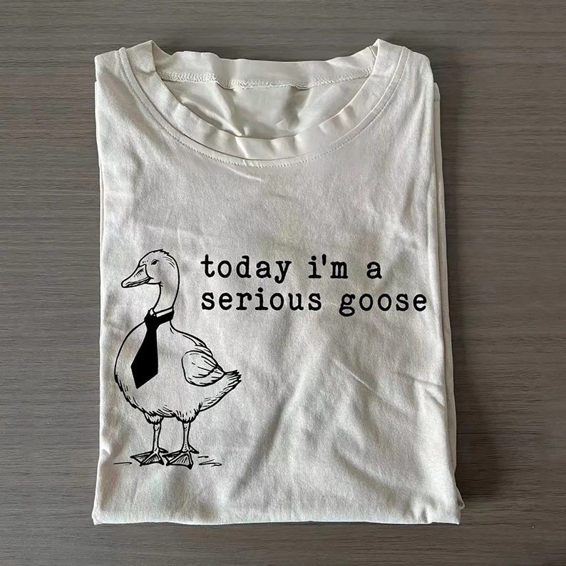 Today I'm a Serious Goose T-Shirt-Teevibe