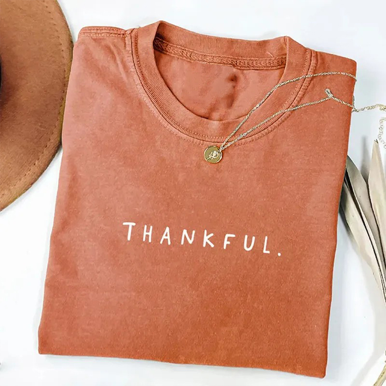 thankful T-shirt-Teevibe
