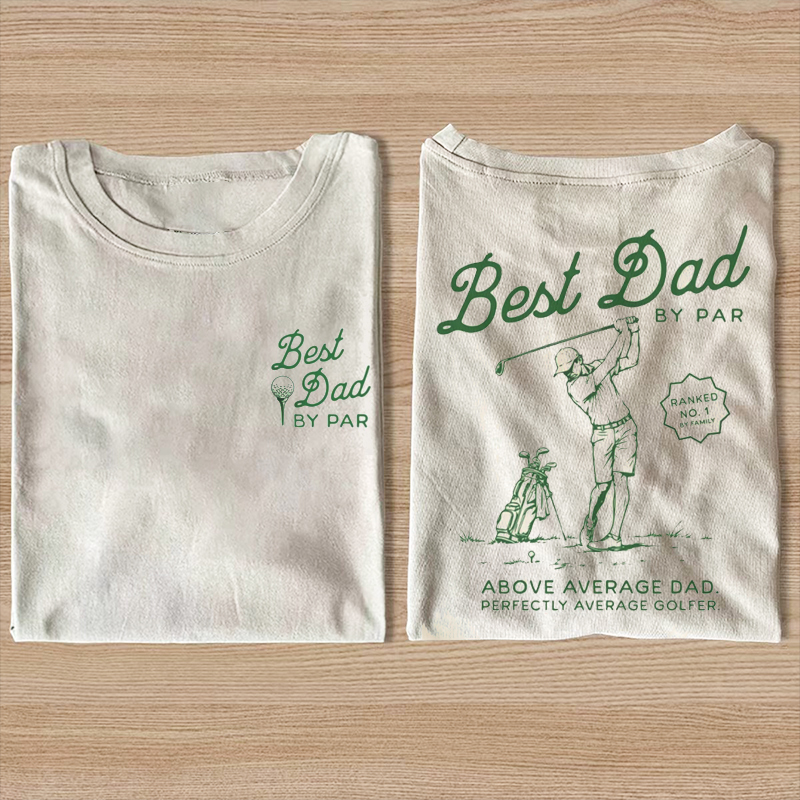 Best Dad By Par T-shirt-Teevibe