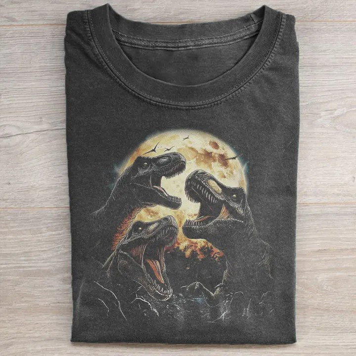Vintage Jurassic Dinosaur T-shirt-Teevibe