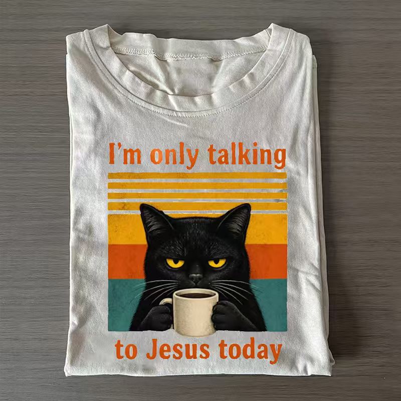 I'm Only Talking To Jesus Today T-shirt-Teevibe