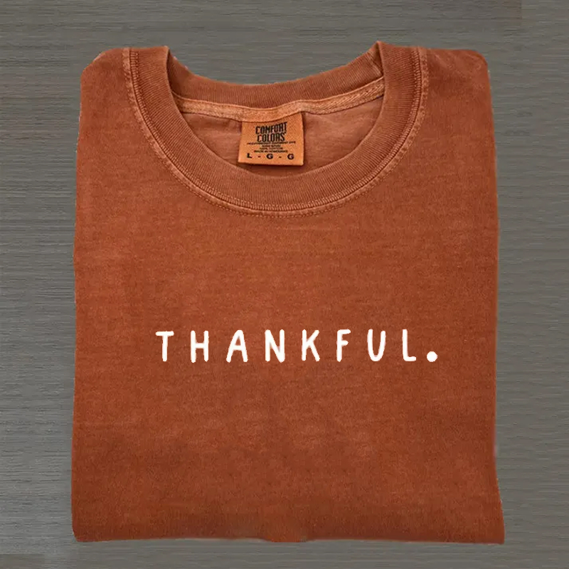Comfort Colors Thankful Christian T-shirt-Teevibe