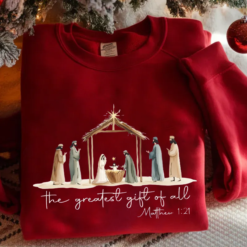 The Greatest Gift of All Sweatshirt-Teevibe