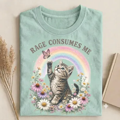 Vintage Rage Consumes Me T-shirt