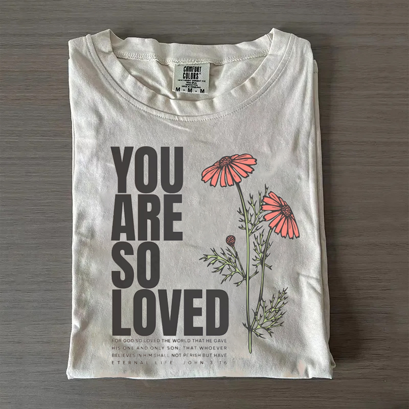 Jesus Loves You Comfort Colors T-shirt-Teevibe