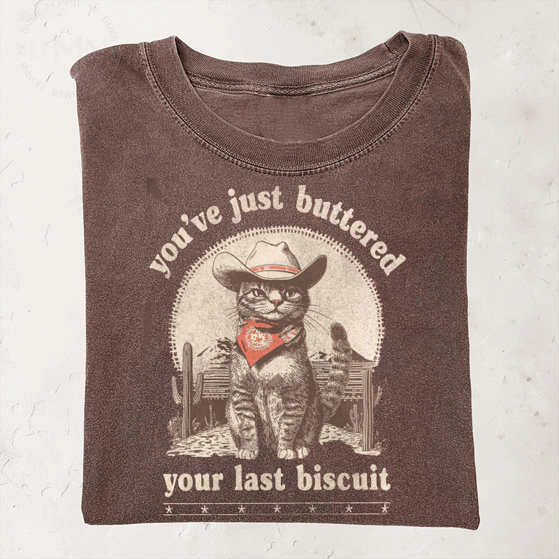 Cowboy Cat T-shirt-Teevibe