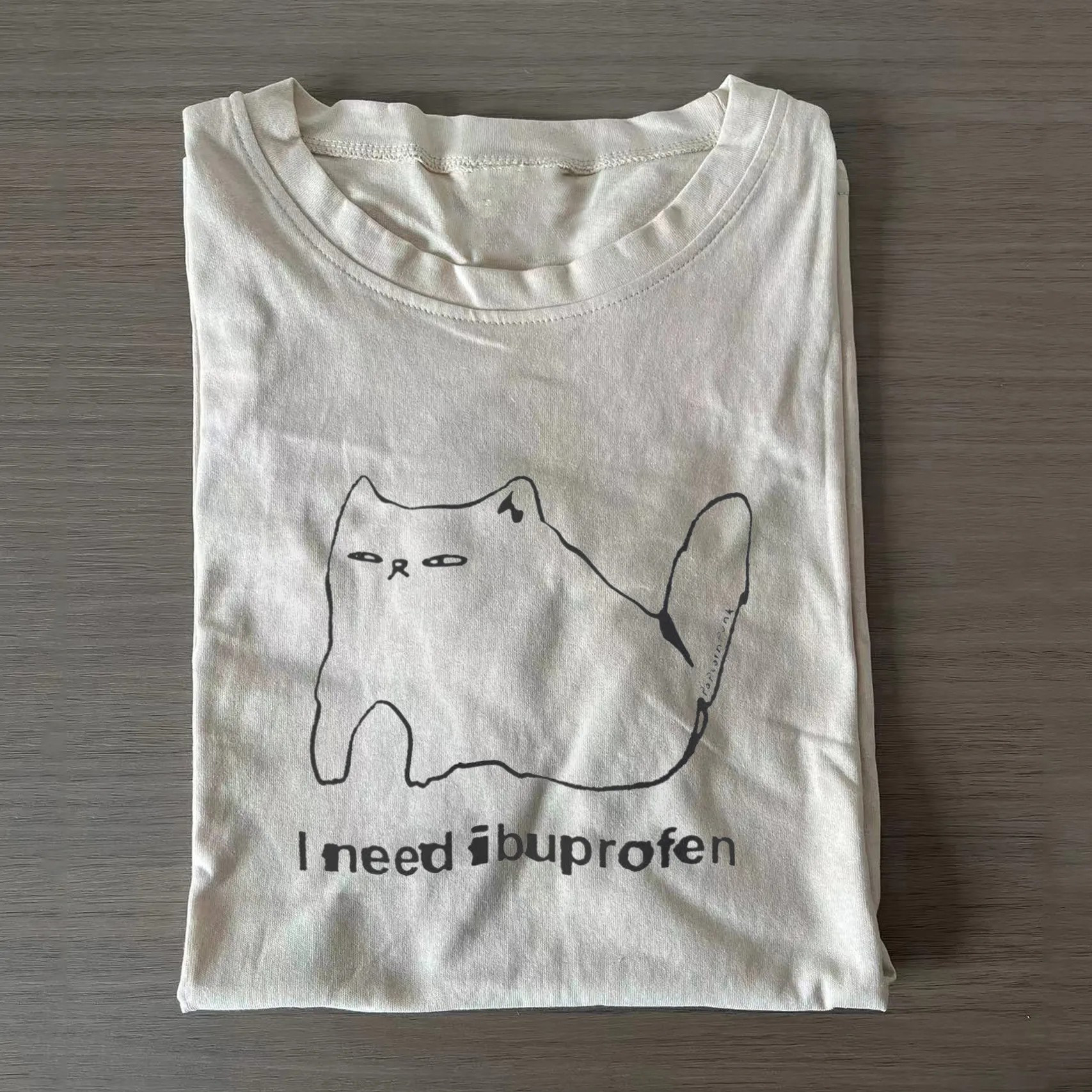 I Need Ibuprofen Funny Cat Unisex T-shirt-Teevibe