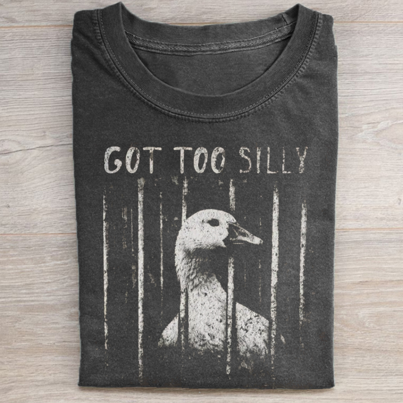Funny Silly Goose Meme T-shirt-Teevibe