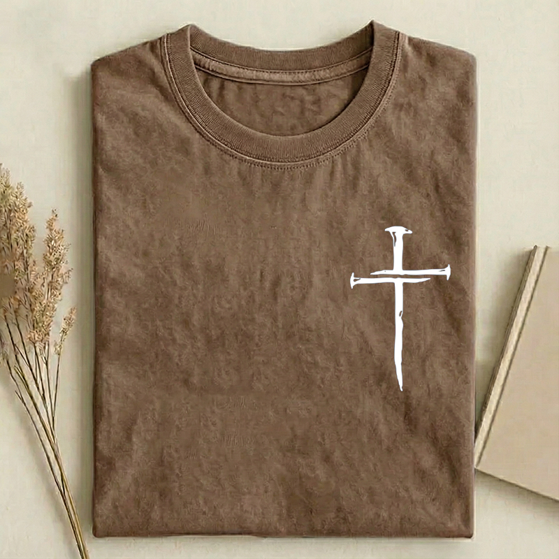Faith Cross T-shirt-Teevibe