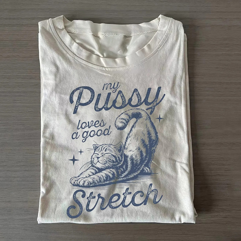 Raunchy Cat T-shirt-Teevibe