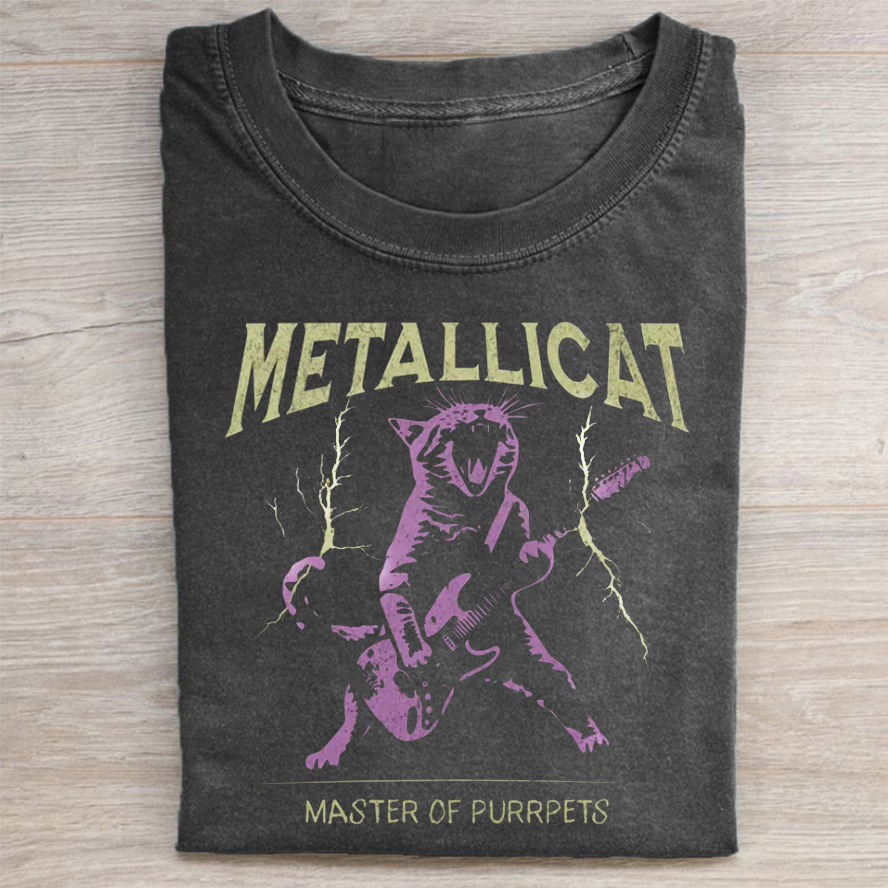 Metallicat T-shirt-Teevibe
