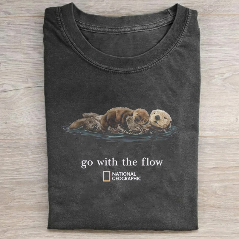 National Geographic Otter T-Shirt-Teevibe