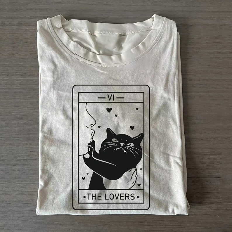 Tarot Cat T-shirt-Teevibe