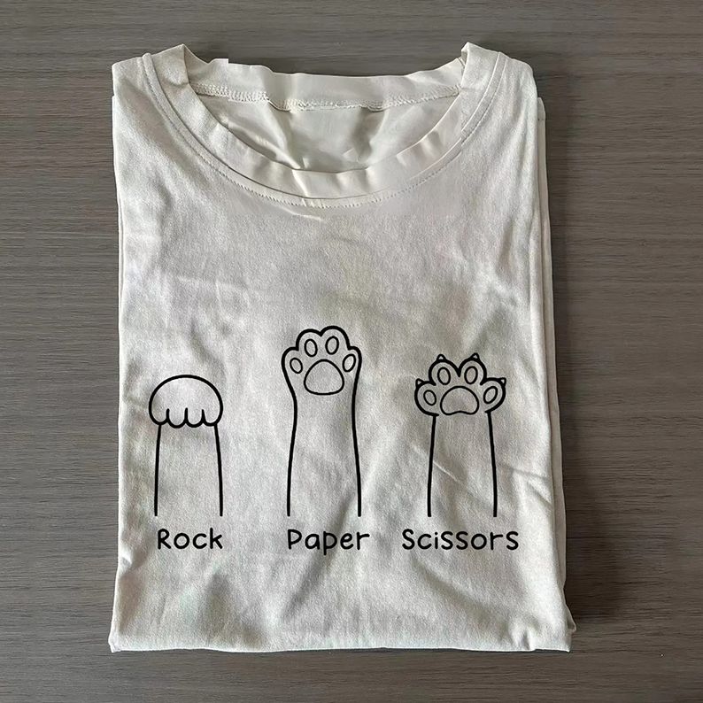 Rock Paper Scissors T-shirt-Teevibe