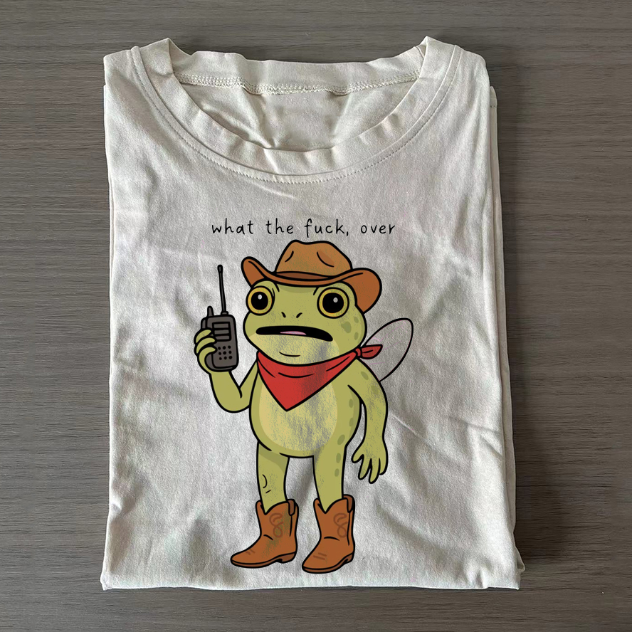 What the F#ck, Over T-shirt-Teevibe