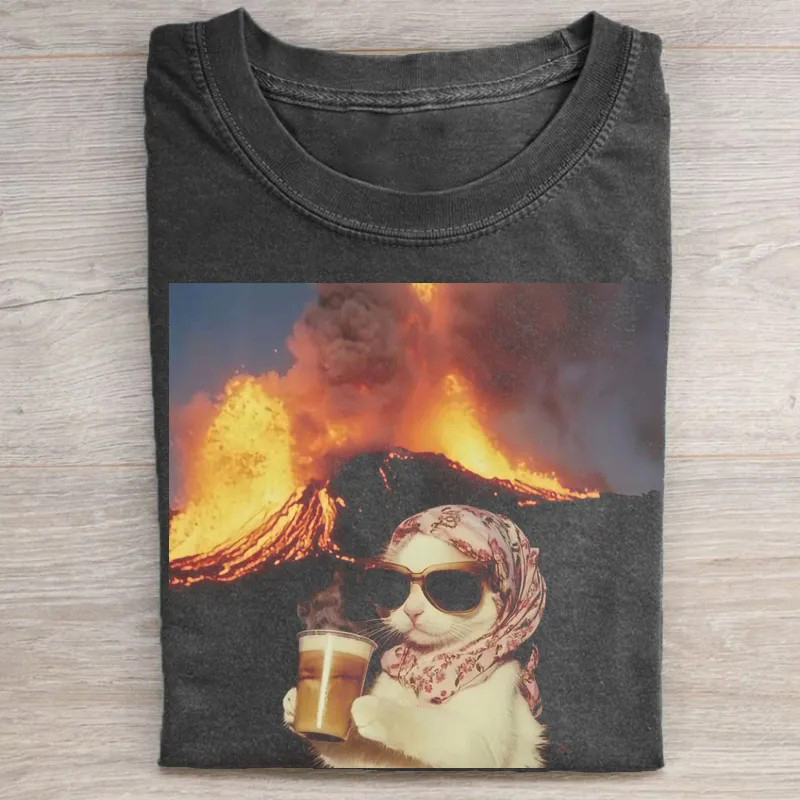 Funny Cat Meme T-shirt-Teevibe