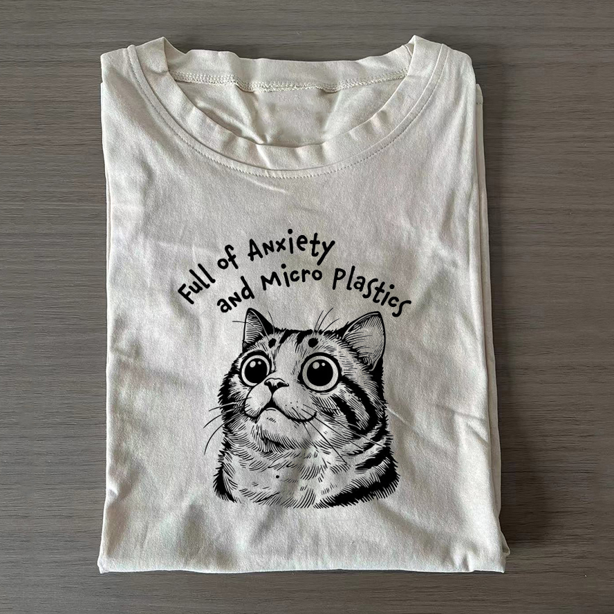 Full of Anxiety and Microplastics T-shirt-Teevibe
