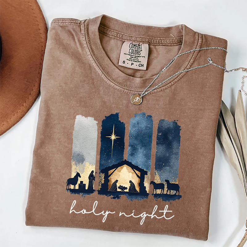 Holy Night T-shirt-Teevibe