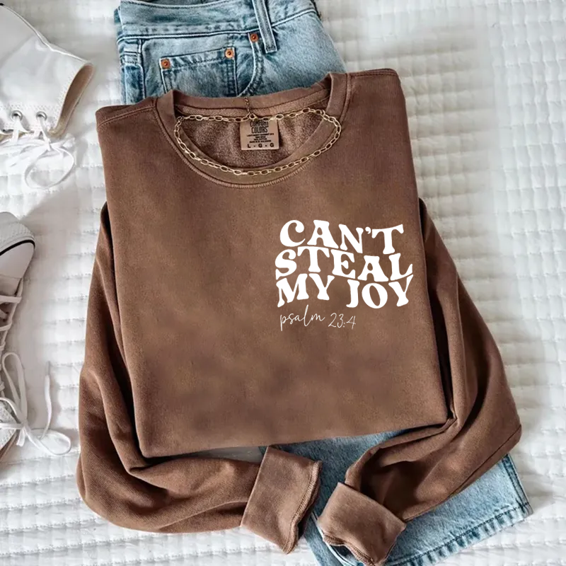 Can’t Steal My Joy Psalm 23:4 Sweatshirt-Teevibe