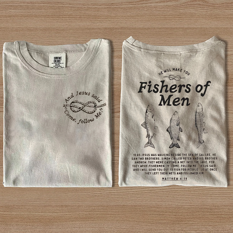 Fishers Of Men Christian T-shirt-Teevibe