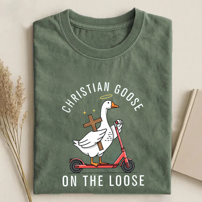 Christian Goose on the Loose T-shirt-Teevibe