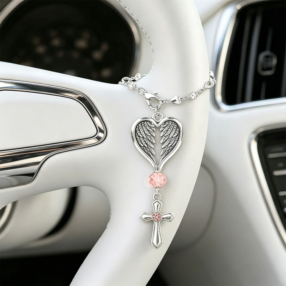 Holy Polished Angel Christian Keychain-Teevibe