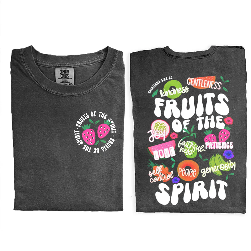 Comfort Colors Fruit of the Spirit Christian T-shirt-Teevibe