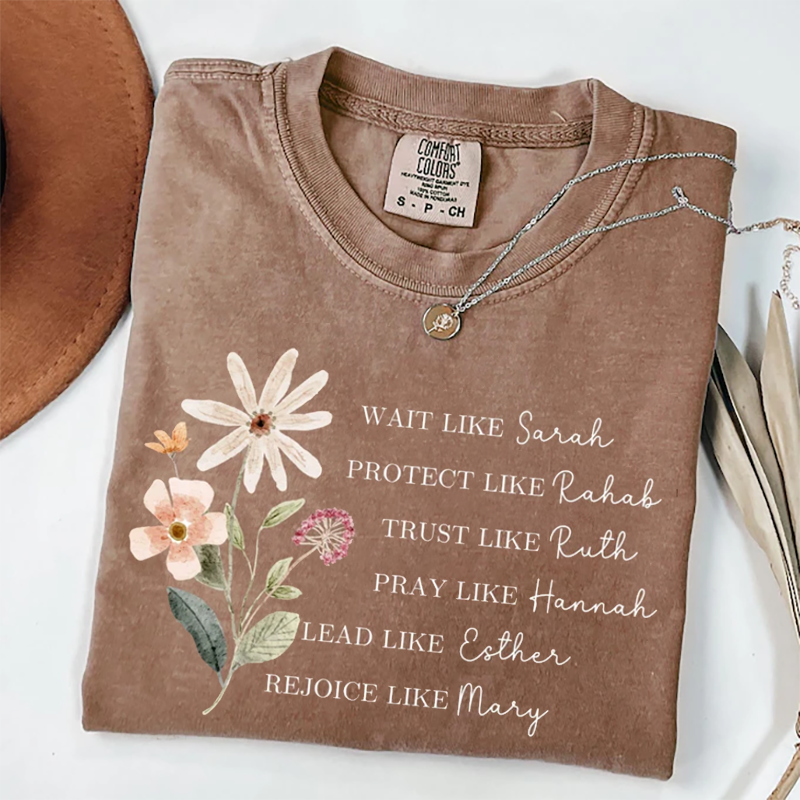 Floral Christian T-shirt-Teevibe