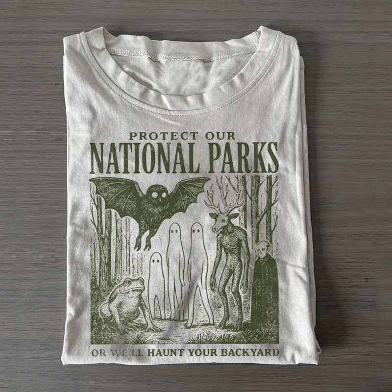 Folk Horror  National Park T-shirt-Teevibe