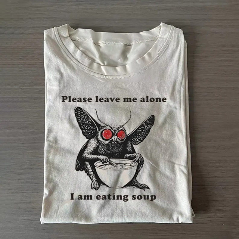 Mothman Eating Soup T-shirt/Sweatshirt-Teevibe