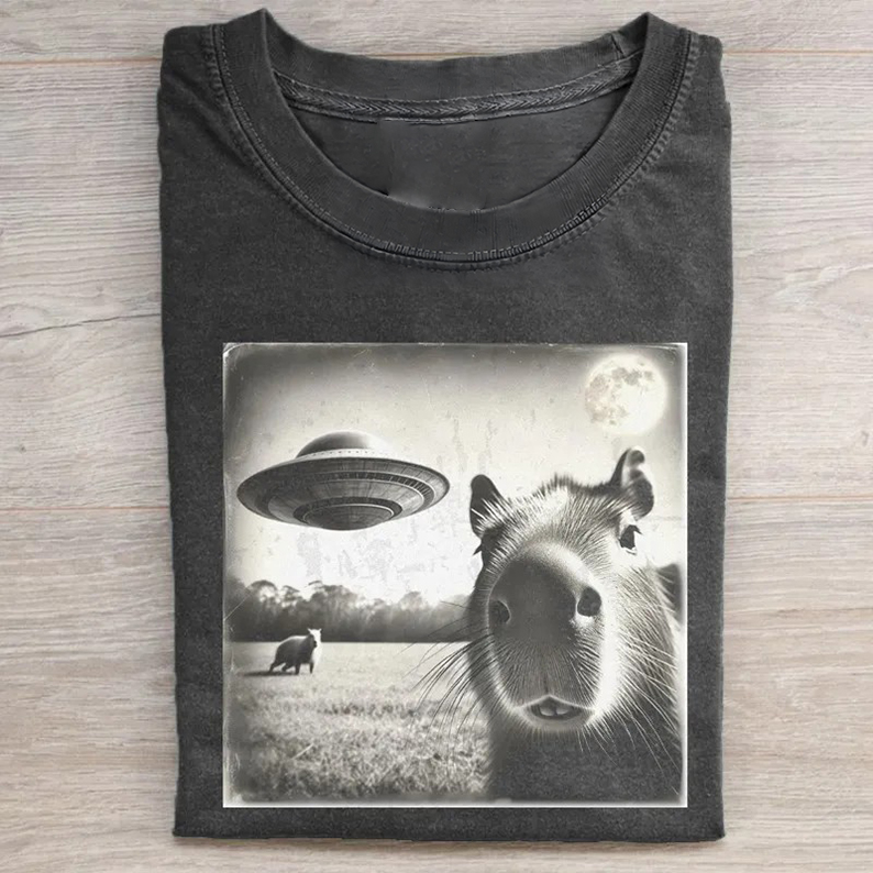 Funny Capybara T-shirt-Teevibe