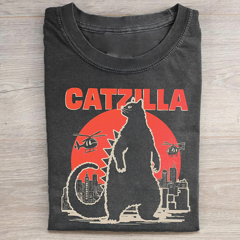 Catzilla T-shirt-Teevibe