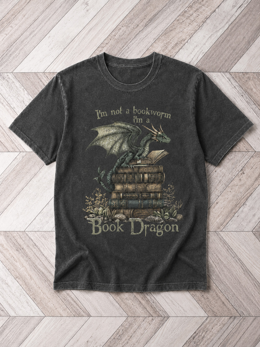Not Bookworm, Book Dragon Shirt-Teevibe