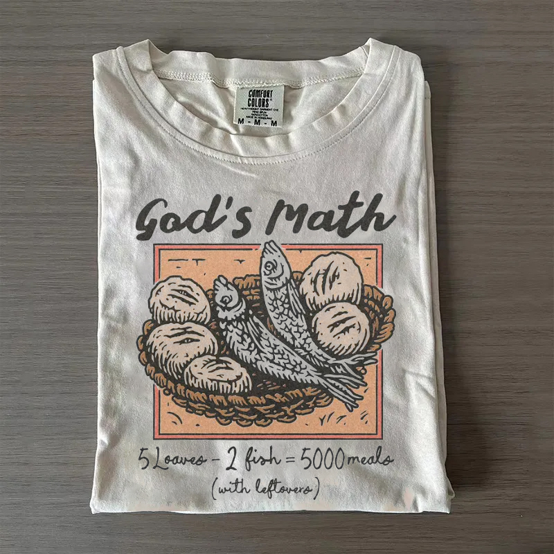 God's Math Christian T-shirt-Teevibe
