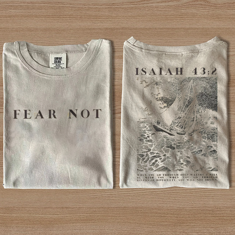 Fear Not Christian T-shirt-Teevibe