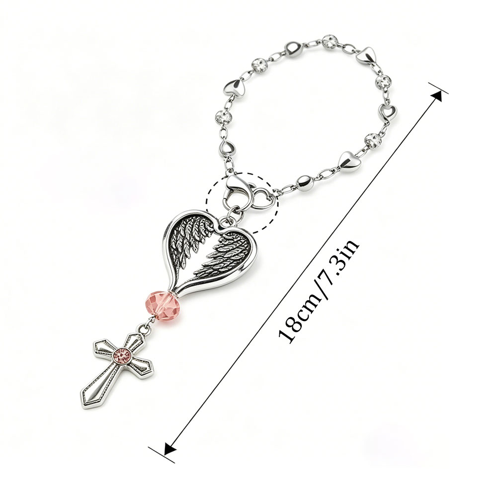 Holy Polished Angel Christian Keychain-Teevibe