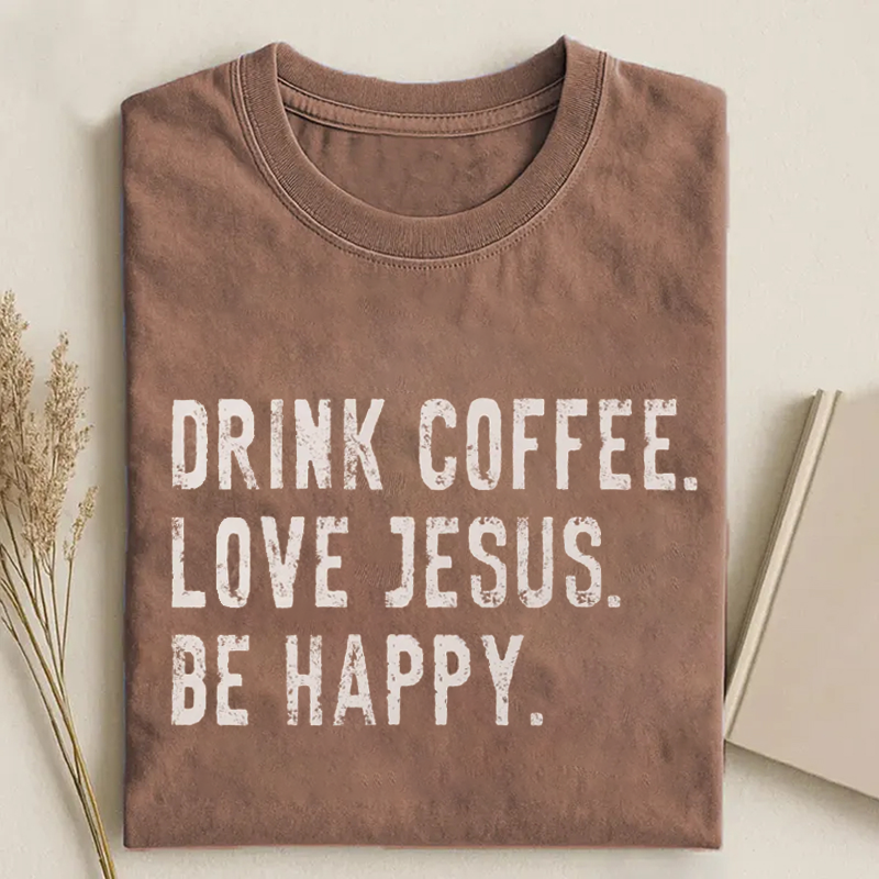 Jesus and Coffee T-shirt-Teevibe