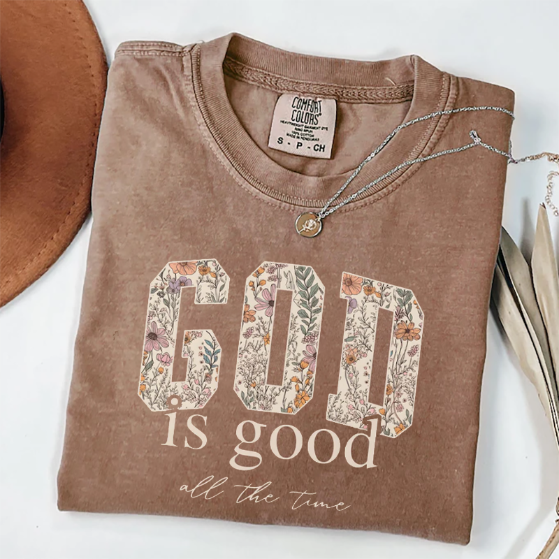 God is good Christian T-shirt-Teevibe