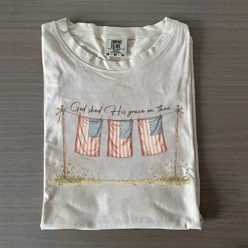 God Shed His Grace on Thee T-shirt-Teevibe
