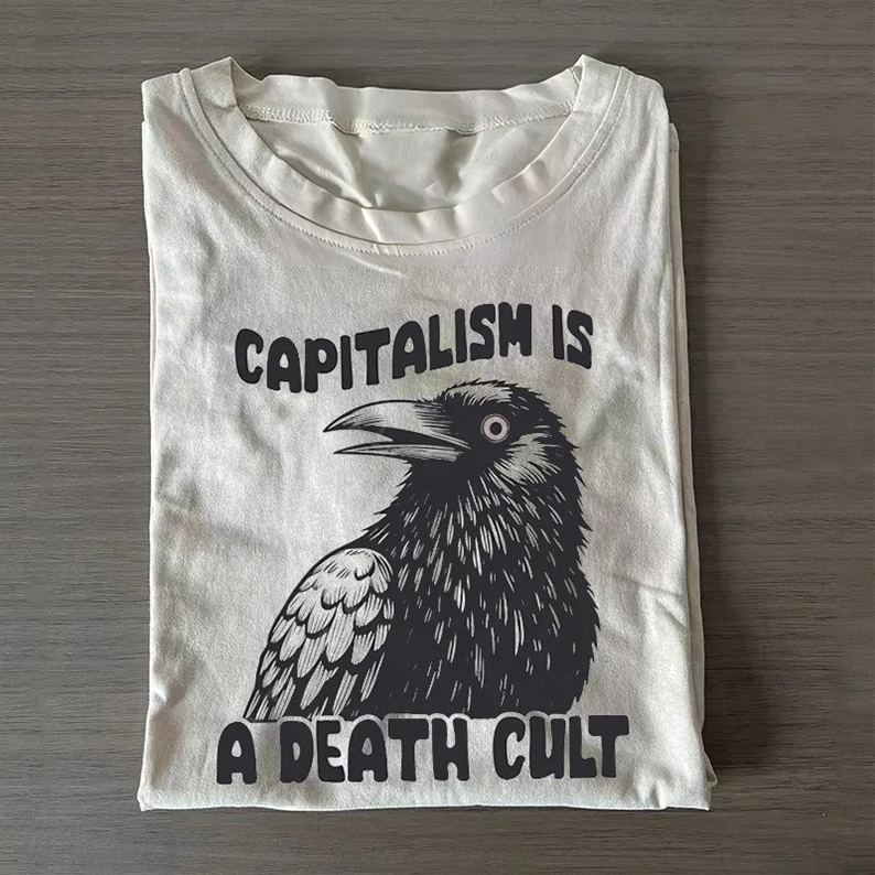 Vintage Capitalism Is A Death Cult Unisex T-shirt-Teevibe