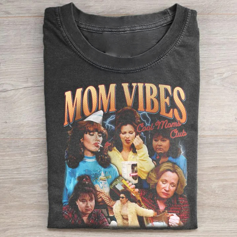 90’S Mom Vibes T-shirt-Teevibe